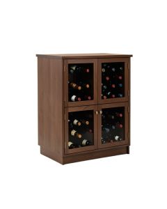 Wine Bar With Wine Storage (synthetic illustration; no displayed measurements)