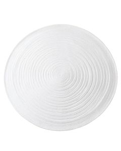 Hill Bridge Round Area Rug - White (synthetic illustration; no displayed measurements)