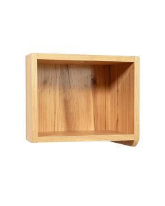 Steadman 20 '' W X 36 '' H X 8 '' D Solid Wood Wall Mounted Bathroom Shelves