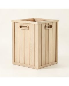 Oak Crest Closed Outdoor Storage Box - Beige (synthetic illustration; no displayed measurements)