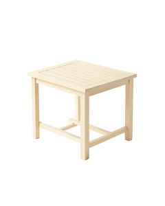 Juniper Brook Compact Balcony Table - Ivory (synthetic illustration; no displayed measurements)
