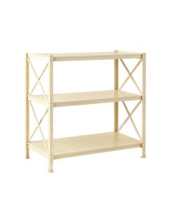 Cedar Brook Empty Seed-Starting Shelving Unit Without Lights - Cream (synthetic illustration; no displayed measurements)