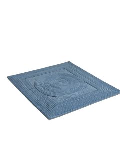Aradia Braided Cotton Blue Area Rug