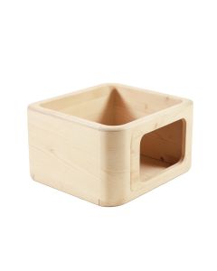 Dune Crest Empty Furniture-Style Litter Enclosure - Beige (synthetic illustration; no displayed measurements)