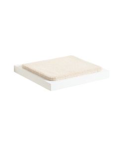 Dawn Crest Wall-Mounted Cat Perch - White (synthetic illustration; no displayed measurements)