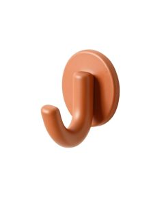 Elm Bend Wall-Mounted Robe Hook - Terracotta