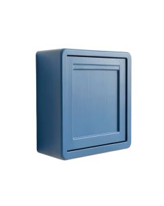 Olive Edge Wall-Mounted Entry Cabinet - Blue