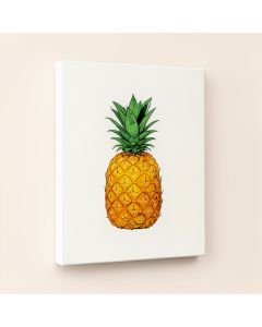 Be A Pineapple Illustration Typography By Jo Moulton - Textual Art Print On Canvas (synthetic illustration; no displayed measurements)