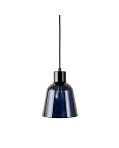 Willow Crossing Pendant Light Suspended From One Plain Cable - Navy