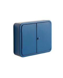 Briar Branch Wall-Mounted Entry Cabinet - Blue (synthetic illustration; no displayed measurements)