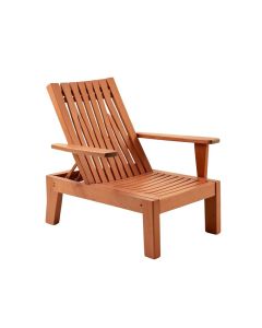 Maple Bend Outdoor Lounge Chair - Terracotta (synthetic illustration; no displayed measurements)