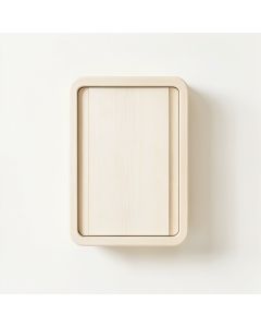 Moss Dell Wall-Mounted Laundry Cabinet - Ivory (synthetic illustration; no displayed measurements)