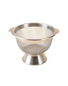 Cuisinox Footed Stainless Steel Mesh Strainer (synthetic illustration; no displayed measurements)