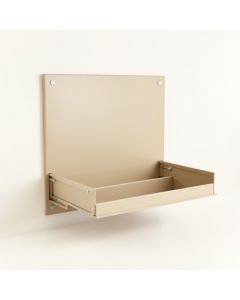 Olive Bluff Empty Wall-Mounted Tool Organizer Panel - Beige (synthetic illustration; no displayed measurements)
