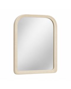 Rowan Arc Framed Wall Mirror - Cream
