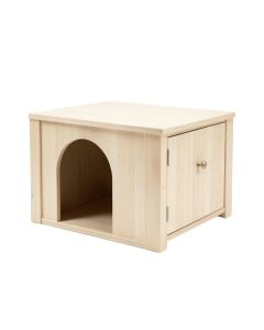 Hazel Bluff Empty Furniture-Style Litter Enclosure - Beige