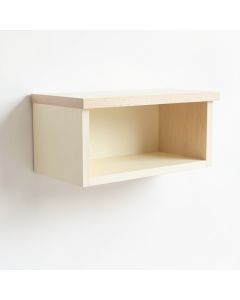 Lake Crest Wall-Mounted Shelf - Cream (synthetic illustration; no displayed measurements)