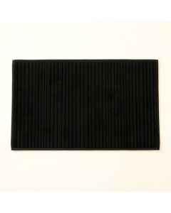 Juniper Bluff Bath Mat - Black (synthetic illustration; no displayed measurements)