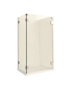 Kinkade Xl 30.25 '' W X 80 '' H Hinged Frameless Shower Door