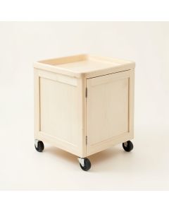Harbor Bridge Empty Rolling Workshop Cart - Ivory (synthetic illustration; no displayed measurements)
