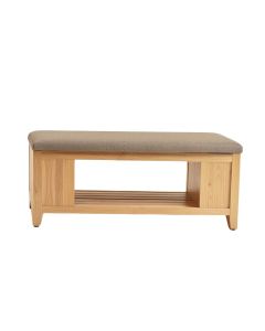 Warwickshire Wood Storage Bench (synthetic illustration; no displayed measurements)