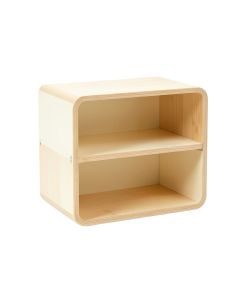 Linden Arc Low Toy Storage Unit - Cream