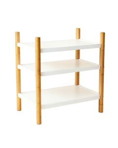 Slate Bend Empty Countertop Canister Rack - White (synthetic illustration; no displayed measurements)