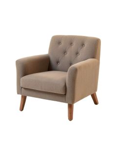 Osya Tufted Polyester Armchair (synthetic illustration; no displayed measurements)