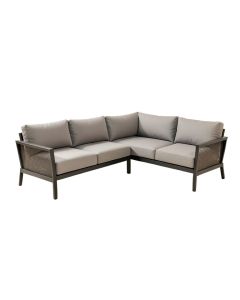 Schnooer 114.7 '' Wide Outdoor Right Hand Facing Patio Sectional With Cushions (synthetic illustration; no displayed measurements)