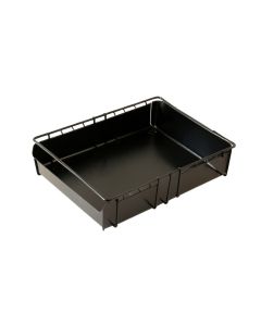 Shore Edge Empty Under-Desk Cable Tray - Black