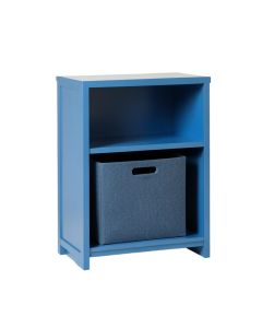 Juniper Bend Freestanding Pull-Out Hamper Cabinet - Blue (synthetic illustration; no displayed measurements)