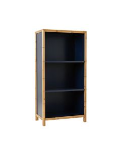 Moss Canyon Freestanding Bookcase - Navy (synthetic illustration; no displayed measurements)