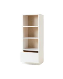 Willow Bend Narrow Cubby Tower - White