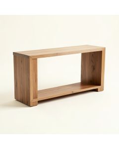 Hickin 43.2 '' Solid Wood Console Table (synthetic illustration; no displayed measurements)