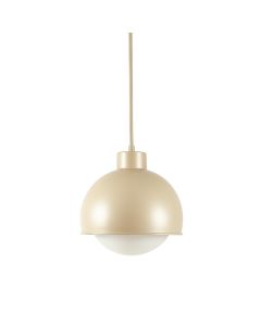 Shore Bridge Pendant Light Suspended From One Plain Cable - Beige (synthetic illustration; no displayed measurements)