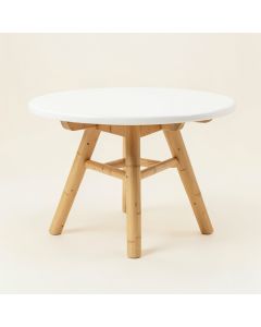 Ash Dell Patio Table - White (synthetic illustration; no displayed measurements)