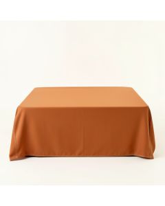 Reed Crossing Flat Bed Sheet - Terracotta (synthetic illustration; no displayed measurements)