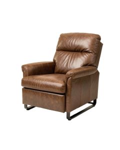 31.6 '' Wide Faux Leather Manual Swivel Ergonomic Recliner