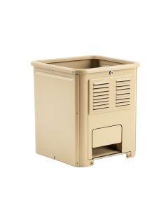 Slate Bridge Closed Garden Compost Bin - Beige (synthetic illustration; no displayed measurements)