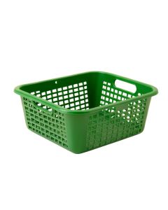 Heath Branch Empty Storage Basket - Green