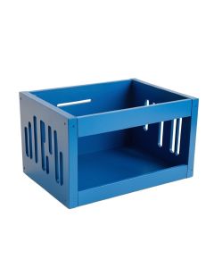 Linden Crossing Empty Furniture-Style Pet Crate - Blue (synthetic illustration; no displayed measurements)