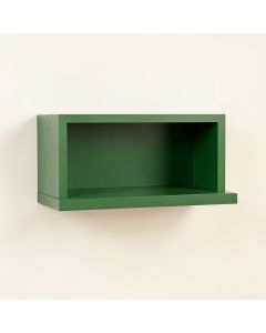 Juniper Bridge Wall-Mounted Shelf - Green (synthetic illustration; no displayed measurements)