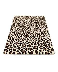 Penley Animal Print Tufted Brown/Black/Ivory Area Rug