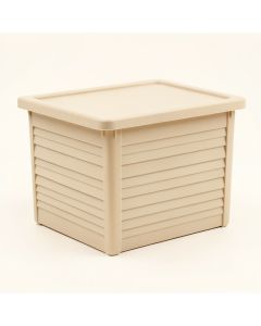 Alder Canyon Closed Outdoor Storage Box - Beige (synthetic illustration; no displayed measurements)