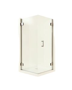 Orion 34 '' W X 58 '' H Hinged Frameless Tub Door