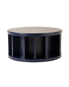 Hill Bend Shoe Storage Bench - Navy
