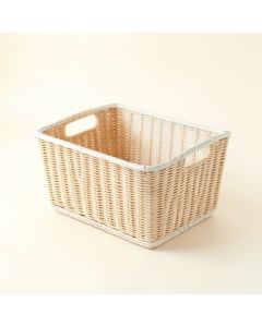Wren Bridge Empty Storage Basket - White (synthetic illustration; no displayed measurements)