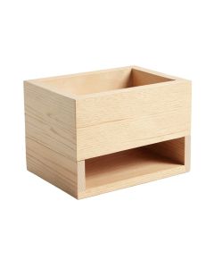 Slate Canyon Empty Raised Planter - Beige