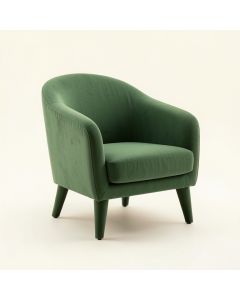 Linden Canyon Upholstered Armchair - Green (synthetic illustration; no displayed measurements)