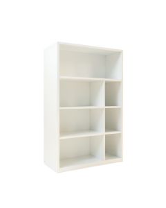Juniper Crossing Freestanding Bookcase - White (synthetic illustration; no displayed measurements)